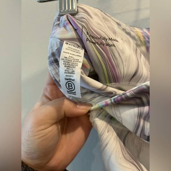 Athleta Contender Opal Capri Powerlift Leggings - Size Small sku#118 - Picture 9 of 9